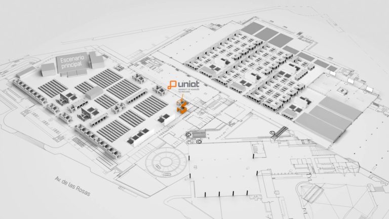 Mapa UNIAT campus party 2016 ‎CPMX7‬