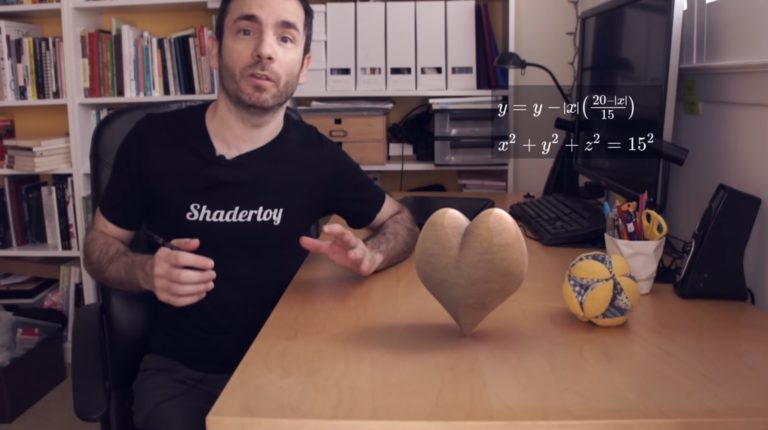 Él es Iñigo Quilez, un creador de arte digital a través de matemáticas