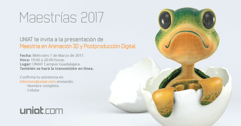Presentación de la Maestría en Animación 3D y Postproducción Digital