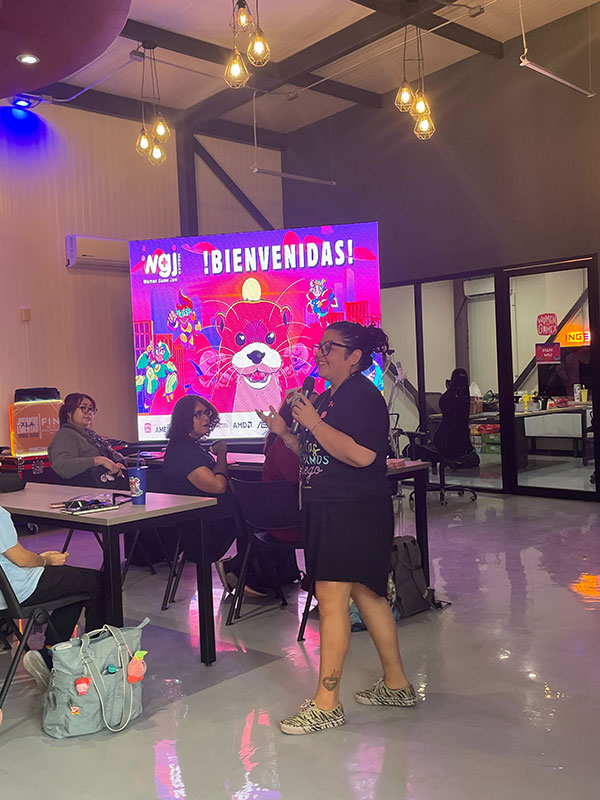 Presentación del prototipo al cierre de la jam